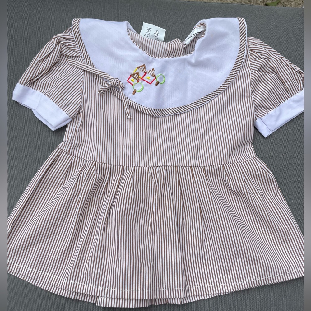 VINTAGE 1990s BABY GIRL DRESS SZ 18 MONTHS NEW, NEVER USED!